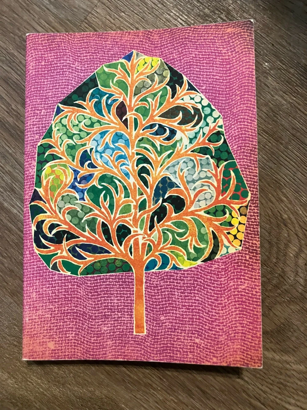 Floral journal I in Pink and Cream